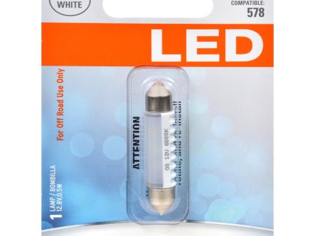 SYLVANIA 6411 41mm Festoon White LED Automotive Bulb on Sale