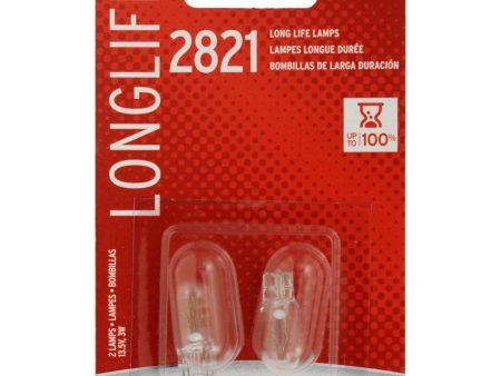 2-PK SYLVANIA 2821 W3W Long Life Automotive Light Bulb Hot on Sale