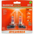 2-PK SYLVANIA H11 SilverStar Ultra High Performance Halogen Headlight Bulb Online Hot Sale