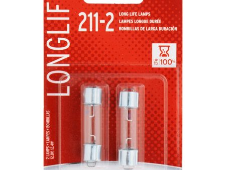 2-PK SYLVANIA 34885 - 211-2 Long Life Automotive Light Bulb Fashion