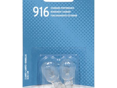 2-PK SYLVANIA 916 Basic Automotive Light Bulb on Sale