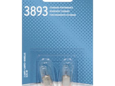 2-PK SYLVANIA 3893 Basic Automotive Light Bulb For Cheap