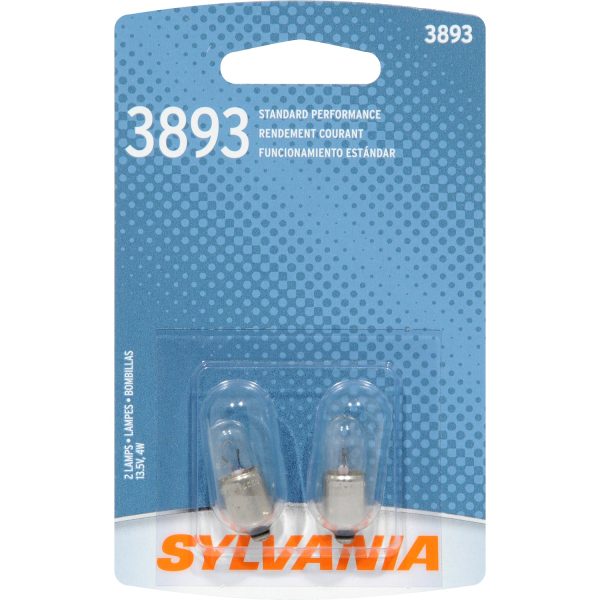 2-PK SYLVANIA 3893 Basic Automotive Light Bulb For Cheap