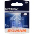 2-PK SYLVANIA 194 SilverStar High Performance Automotive Light Bulb Sale