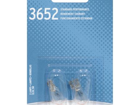 2-PK SYLVANIA 3652 Basic Automotive Light Bulb Online now