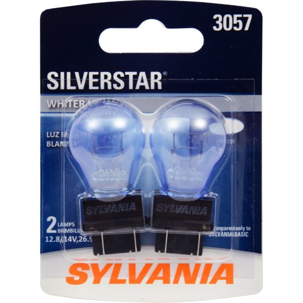 2-PK SYLVANIA 3057 SilverStar High Performance Automotive Light Bulb Hot on Sale