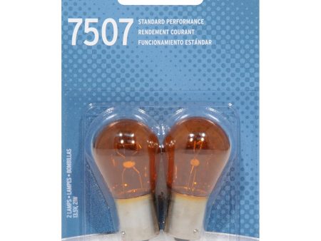 2-PK SYLVANIA 7507 Basic Automotive Light Bulb Fashion