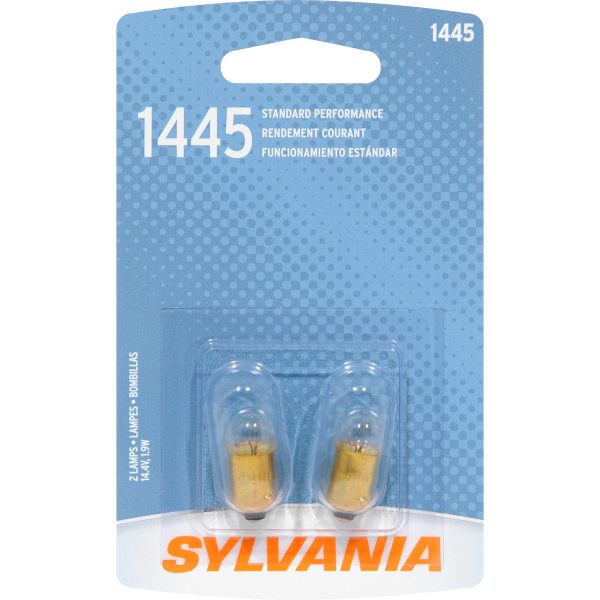 2-PK SYLVANIA 1445 Basic Automotive Light Bulb For Discount