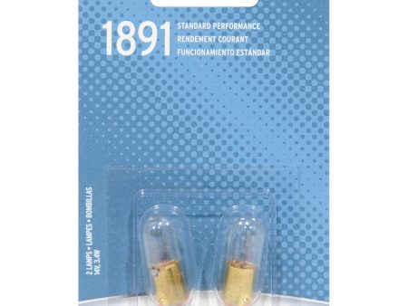 2-PK SYLVANIA 1891 Basic Automotive Light Bulb Sale