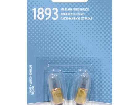 2-PK SYLVANIA 1893 Basic Automotive Light Bulb For Discount