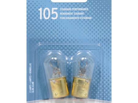 2-PK SYLVANIA 105 Basic Automotive Light Bulb Online now