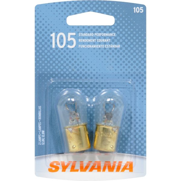 2-PK SYLVANIA 105 Basic Automotive Light Bulb Online now