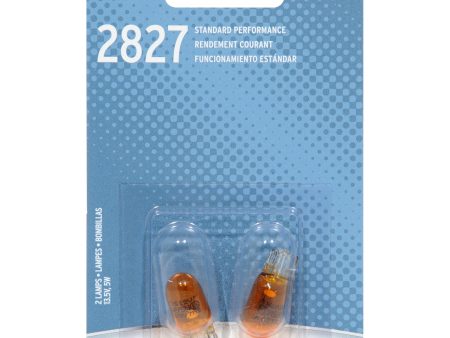 2-PK SYLVANIA 2827 Basic Automotive Light Bulb For Discount