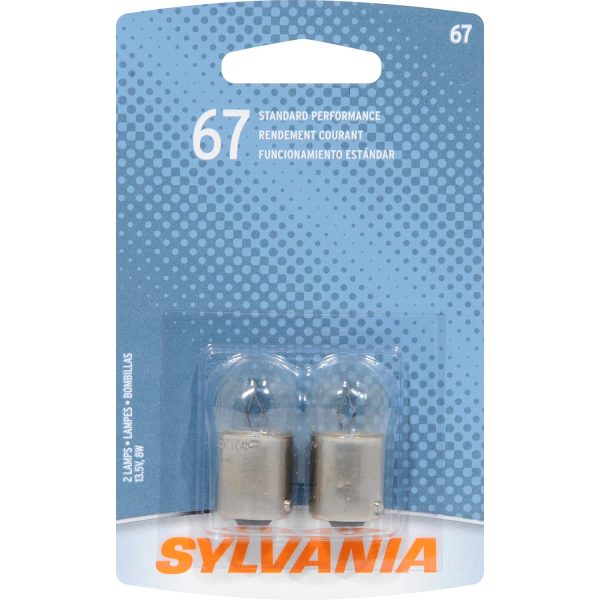 2-PK SYLVANIA 67 Basic Automotive Light Bulb Discount