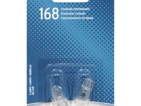 2-PK SYLVANIA 168 Basic Automotive Light Bulb Online