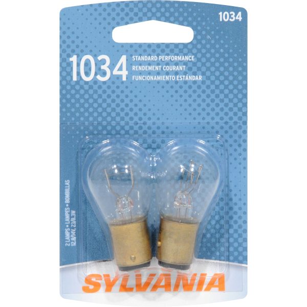 2-PK SYLVANIA 1034 Basic Automotive Light Bulb For Discount