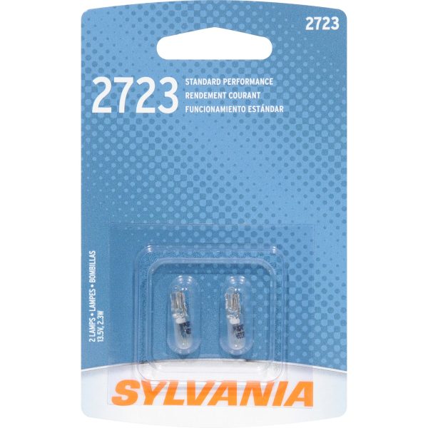 2-PK SYLVANIA 2723 W2.3W Standard Automotive Light Bulb For Discount