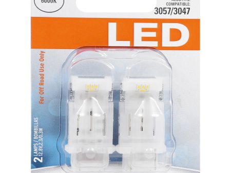 2-PK SYLVANIA 4057 White LED Automotive Bulb Discount