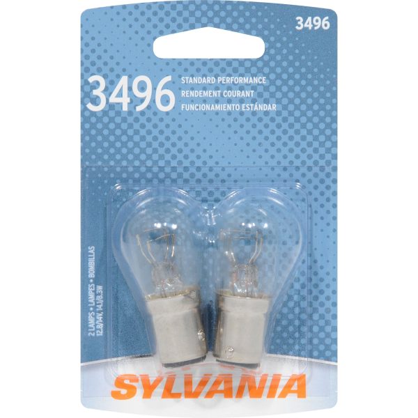 2-PK SYLVANIA 3496 Basic Automotive Light Bulb Online Sale