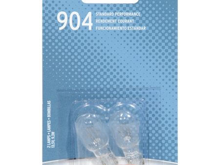 2-PK SYLVANIA 904 Basic Automotive Light Bulb Supply