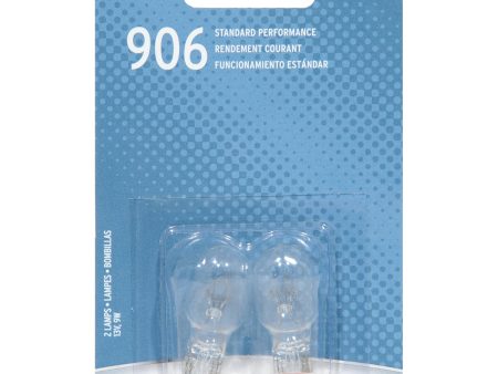 2-PK SYLVANIA 906 Basic Automotive Light Bulb For Discount