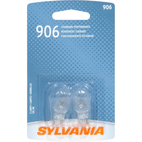 2-PK SYLVANIA 906 Basic Automotive Light Bulb For Discount