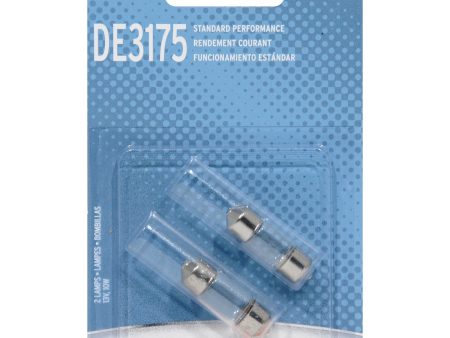 2-PK SYLVANIA DE3175 Basic Automotive Light Bulb Online Hot Sale