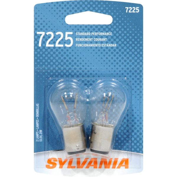 2-PK SYLVANIA 7225 Basic Automotive Light Bulb Online Hot Sale