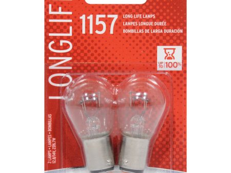 2-PK SYLVANIA 36595 - 1157 Long Life Automotive Light Bulb Online Hot Sale