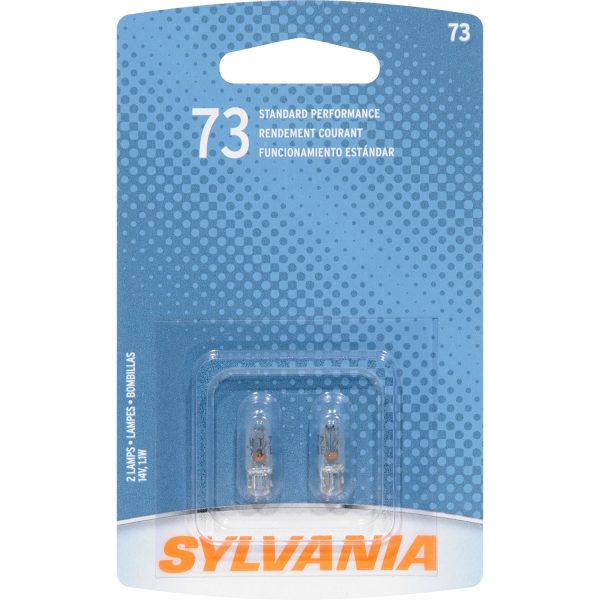 2-PK SYLVANIA 73 Basic Automotive Light Bulb Online