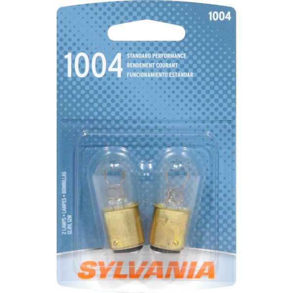 2-PK SYLVANIA 1004 Basic Automotive Light Bulb For Discount