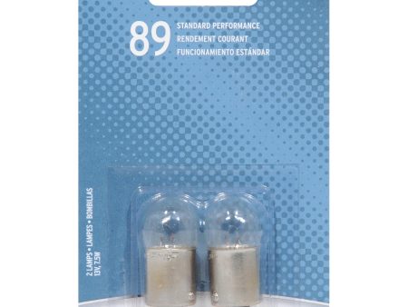 2-PK SYLVANIA 89 Basic Automotive Light Bulb For Cheap