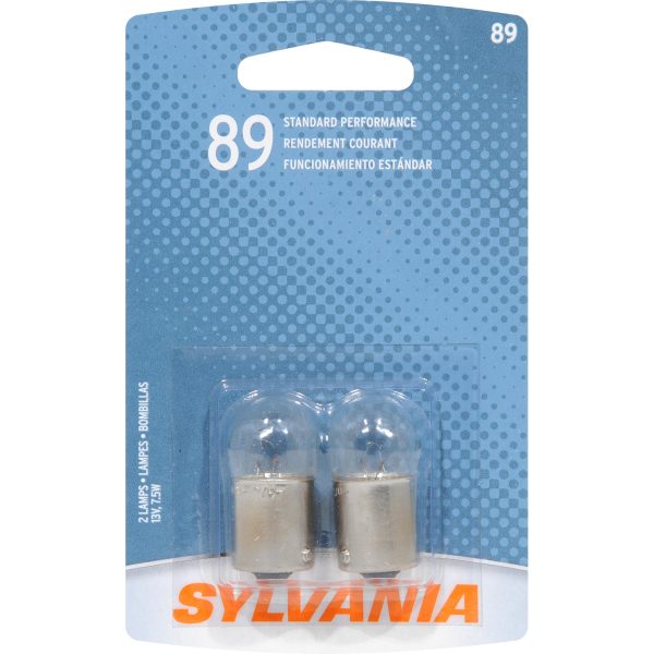 2-PK SYLVANIA 89 Basic Automotive Light Bulb For Cheap