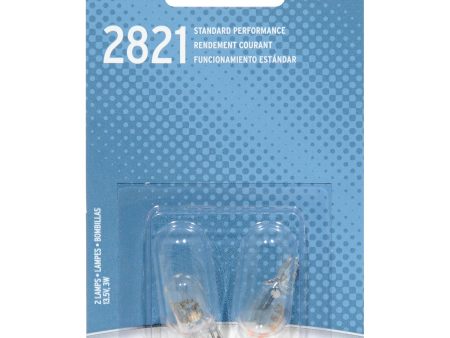 2-PK SYLVANIA 2821 Basic Automotive Light Bulb Fashion