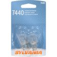 2-PK SYLVANIA 7440 Basic Automotive Light Bulb Supply