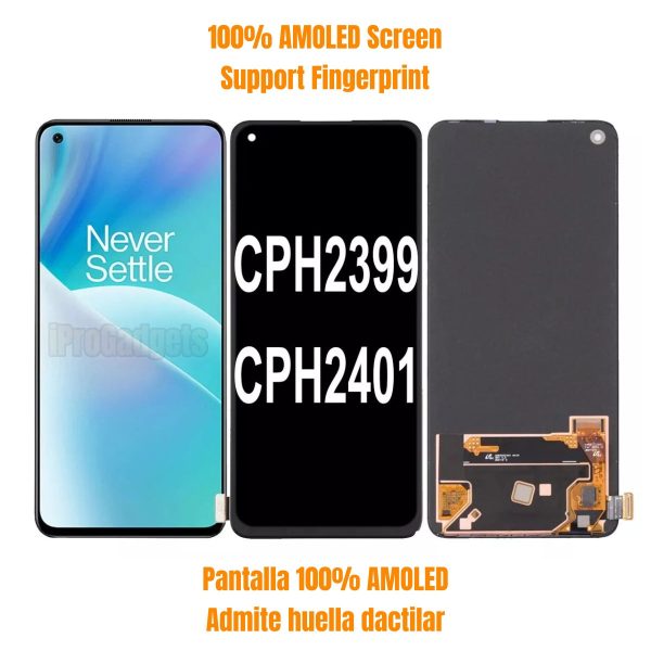 Replacement AMOLED Touch Screen For Oneplus Nord 2T 5G Cph2399 Cph2401 OEM Repair Parts Supply