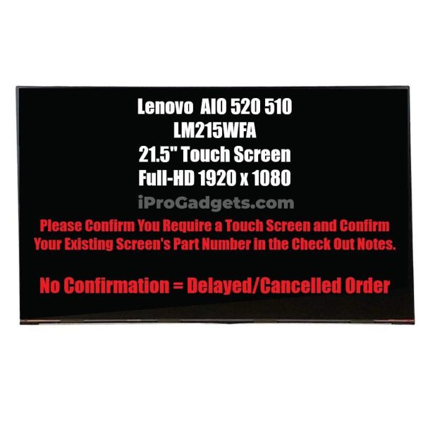 21.5 inch All In One LCD Touch Screen for Lenovo AIO 520-22IKU For Cheap