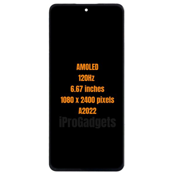 Replacement AMOLED Display Touch Screen Digitizer Assembly For ZTE Axon 30 Pro 5G A2022  For Sale