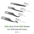 2UUL Hand Finish Sexy Blades CPU IC Chip BGA Glue Remover Knife Motherboard PCB Pry Tool Supply