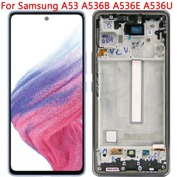 Replacement AMOLED Display Touch Screen With Frame For Samsung Galaxy A53 5G A536 SM-A536B For Cheap