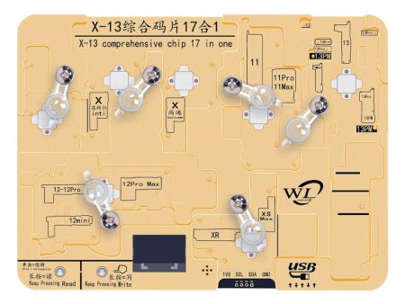 WL for iPhone X-13PM EEPROM Baseband Programmer 17 IN 1 Sale