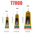 15ML 50ML 110ML T7000 Black Glue Contact Cellphone Tablet Repair Adhesive Cheap