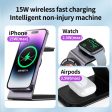 3 in 1 Magnetic Wireless Charger Stand For iPhone iWatch AirPods For Discount