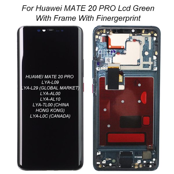 Replacement Display For Huawei Mate 20 Pro LYA-L09 LYA-TL00 OLED Touch Screen With Frame Assembly Discount