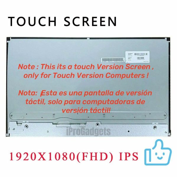 Replacement 23.8 inch All in One LCD Display Touch Screen for HP 24-X 24-xa007la 24-xa009la 24-xa012la 24-X L17303-272 L17303-272-RB on Sale