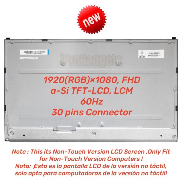 iParts Replacement LCD Screen Display Panel for HP AIO 24-f101la 24-f100la 24-DP0202D Non-Touch Version For Sale