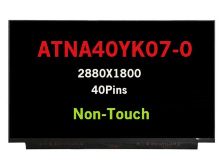 14 inch OLED LCD Screen ATNA40YK07 ATNA40YK07-0 for ASUS Vivobook Pro 14X OLED N7400PC Zenbook 14 UM3402 UX3402 K3400p K3400 For Sale