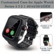 For Apple Watch iWatch 38mm 42mm 40mm 44mm Waterproof Rugged Case with Silicone Band Strap Online