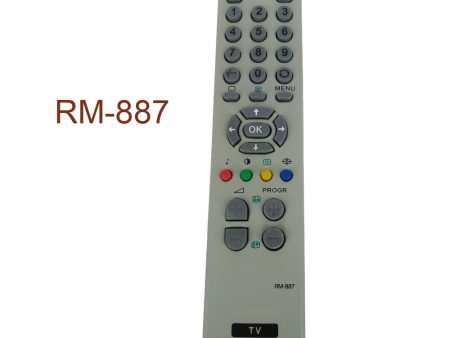 Used Remote Control RM-887 For Sony TV Controller For KV21FT1U KV21LS30 21LT1U KV29FX20U KV29LS30U KV32FX65U Supply