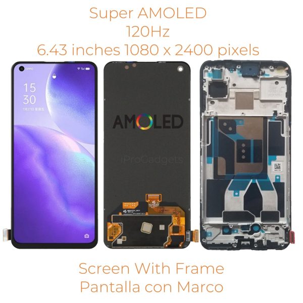 Replacement AMOLED Display Touch Screen With Frame For Realme Q3 Pro RMX2205 Supply